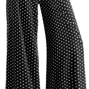Women's Stretchy Wide Leg Palazzo Lounge Pants Casual Comfy High Waist Palazzo P